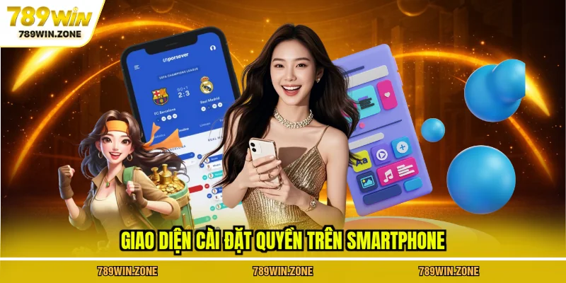 Giao diện cài đặt quyền trên smartphone