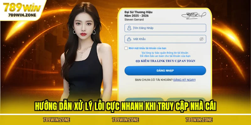 Hướng dẫn xử lý lỗi cực nhanh khi truy cập nhà cái